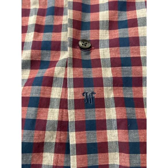 Hickey Freeman Men’s Plaid casual long sleeve button down shirt - Picture 5 of 8